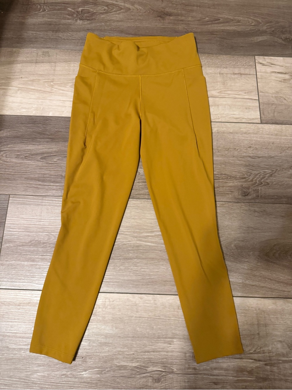 CALIA by Carrie Underwood Mustard High-Waist Leggings